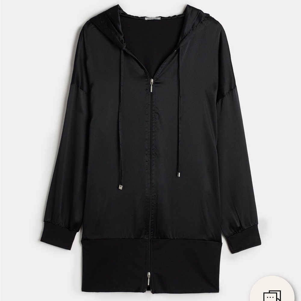 Silk and Lyocell hooded sweatshirt NWT